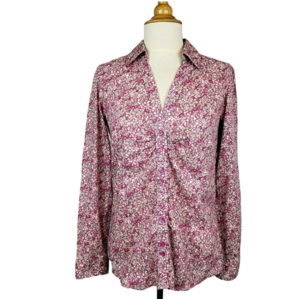 American Rag Boho Ditzy Floral Print Buttondown S Liberty Like Print